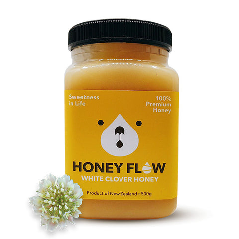 HONEY FLOW White Clover Honey<br/>100%  紐西蘭純天然白花三葉草蜂蜜
