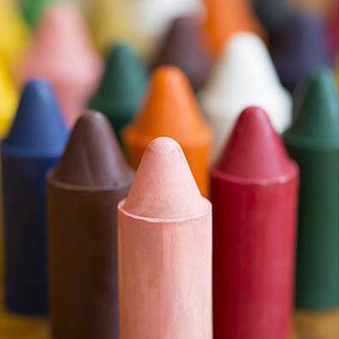 HONEYSTICKS Crayons<br/>純天然蜂蠟無毒蠟筆 - 寶寶適用 胖短款 (共12色)