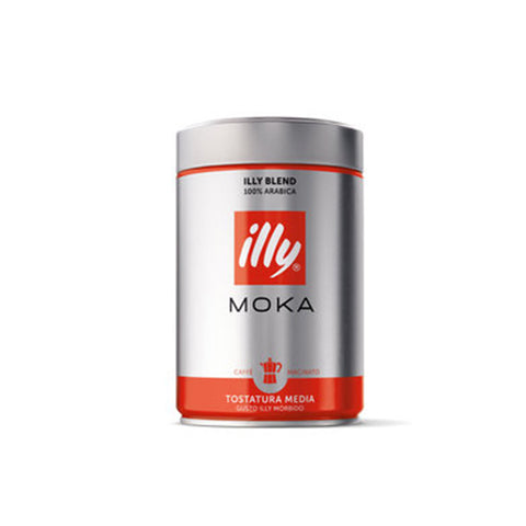 ILLY<br/>意利摩卡中烘焙咖啡粉 - 250g (2罐/組)