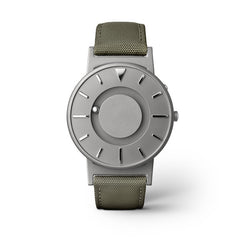 EONE Bradley - Canvas Olive<br/>大英博物館典藏 觸感腕錶 - 橄欖綠 - Shark Tank Taiwan 