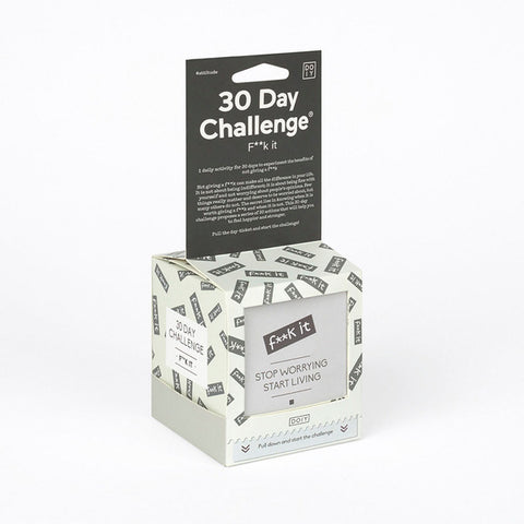DOIY 30 Day F**k it Challenge<br/>做自己三十天