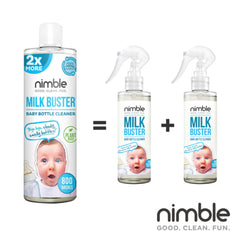NIMBLE Milk Buster<br/>奶瓶蔬果除味清潔液補充包 400ml