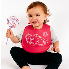 MODERN TWIST<br/>兒童圍兜 - 親密小貓