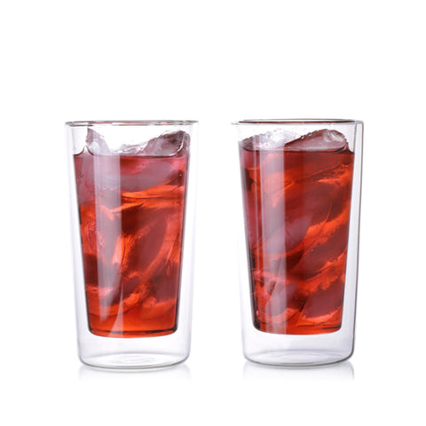 EPARE Double Wall Highball Glass<br/>12oz 雙層保冷玻璃雞尾酒杯 - 2入/裝