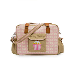 PINK LINING<BR/>粉紅蝴蝶結經典媽媽包系列 - 杯子蛋糕款