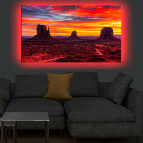 SMRT Home<BR/>LED 掛畫 - Buttes