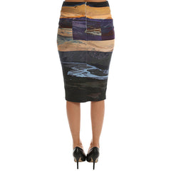 MCQ ALEXANDER MCQUEEN Color Block Skirt<br/>時尚窄裙