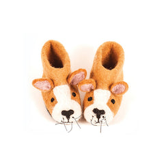 SEW HEART FELT Prince the Corgi Children's Slippers</br>放牧小羊羊毛氈鞋 - 柯基犬 (童鞋) - Shark Tank Taiwan 