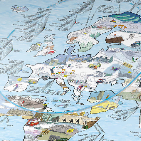 AWESOME MAPS<br/>世界滑雪地圖 - Shark Tank Taiwan 