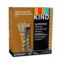 KIND Peanut Butter Dark Chocolate + Protein Energy Bars<br/>黑巧克力 + 花生醬蛋白能量棒 (12入)