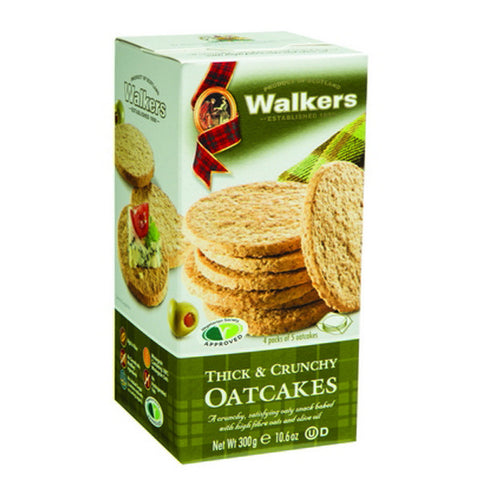 WALKERS Thick & Crunchy Oatcakes<br/>蘇格蘭皇家燕麥系列 - 燕麥厚脆餅乾 (6入/組) - Shark Tank Taiwan 