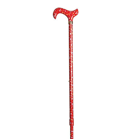 CLASSIC CANES 4641A<br/>紅底白點直立手杖 (77-100cm)