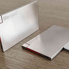 PLUSUS LifeCard<br/>超輕薄行動電源 Apple/Lighting (鐵灰)