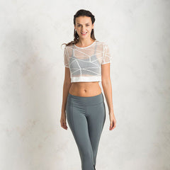 PURE APPAREL Fame Top<br/>Fame 短版網狀上衣 (共2色) - Shark Tank Taiwan 歐美時尚生活網