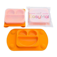 EASYTOTS EasyMat<BR/>防滑矽膠餐盤組 - 餐盤 + 保護蓋 + 收納袋 (共3色)