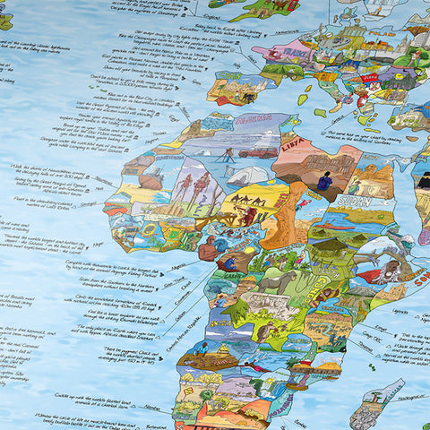 AWESOME MAPS Bucketlist<br/>世界地圖 - 普通書寫版 - Shark Tank Taiwan 