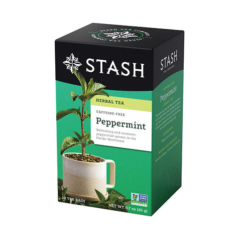 STASH TEA Herbal Tea - Peppermint<br/>無咖啡因草本薄荷茶 (6盒/組)