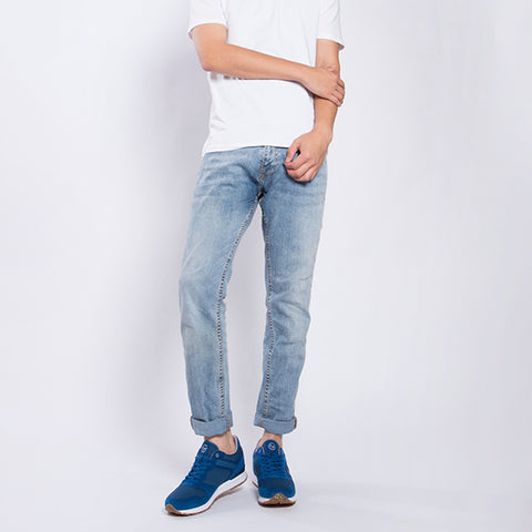 FYE FYES1601 W27<br/>寶特瓶製 La Lande 復古休閒慢跑男鞋 - 寶藍