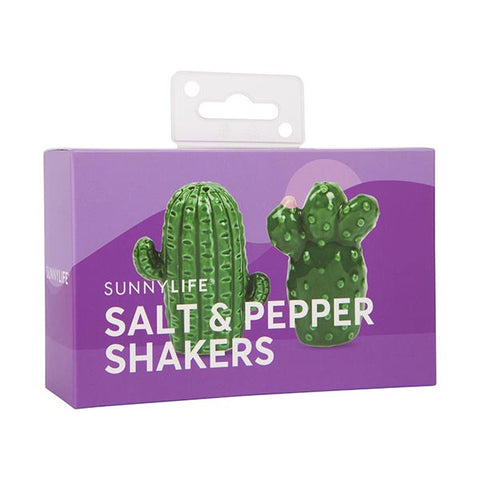 SUNNYLIFE Cactus Salt & Pepper Shakers<br/>仙人掌造型胡椒鹽罐