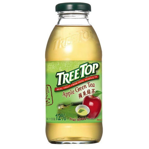 TREE TOP Apple Green Tea<br/>樹頂蘋果綠茶 360ML (24入/箱) - Shark Tank Taiwan 