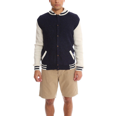Knitted Varsity Jacket<br/>針織棒球外套 - Shark Tank Taiwan 