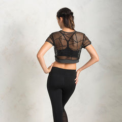 PURE APPAREL Fame Top<br/>Fame 短版網狀上衣 (共2色) - Shark Tank Taiwan 歐美時尚生活網