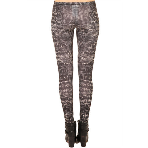 MCQ ALEXANDER MCQUEEN Crocodile Print Leggings<br/>鱷魚紋緊身褲