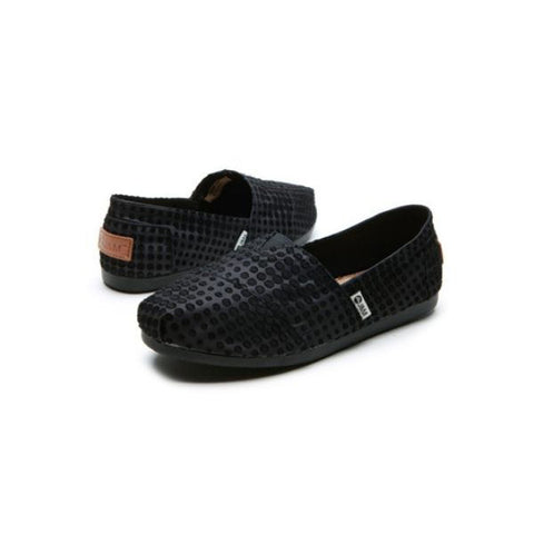 JOY & MARIO<BR/>圓點平底休閒鞋 - 黑