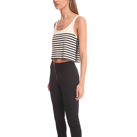 RAG & BONE Avila Crop Top<BR/>短版條紋坦克背心