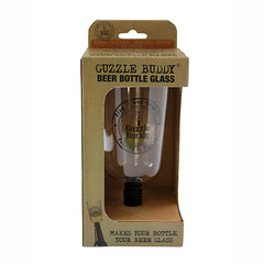 GUZZLE BUDDY Beer Bottle - Borosilicate Glass<BR/>暢飲玻璃啤酒杯