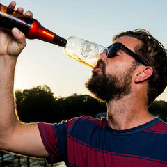 GUZZLE BUDDY Beer Bottle - Borosilicate Glass<BR/>暢飲玻璃啤酒杯