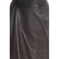 3.1 PHILLIP LIM Rounded Fold Leather Skirt<br/>皮質 A 字短裙