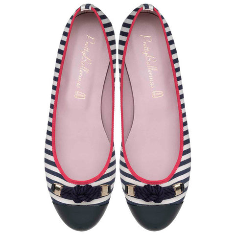 PRETTY BALLERINAS<BR>Marilyn 系列 海軍風繩結芭蕾舞鞋