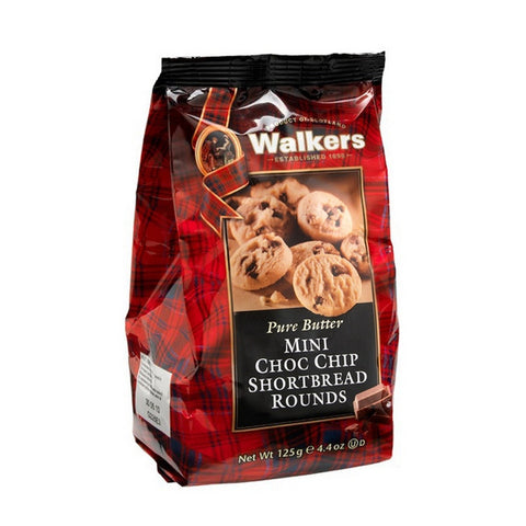 WALKERS Pure Butter - Mini Choco Chip Shortbread Rounds<br/>蘇格蘭皇家奶油系列 - 迷你奶油巧克力餅乾 (12入/組)