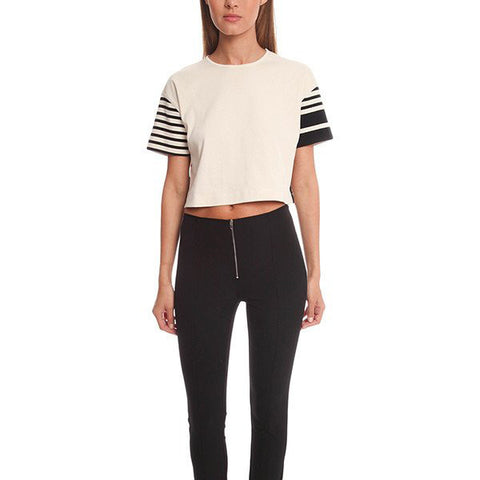 RAG & BONE Avila Tee<br/>短板不規則條紋上衣