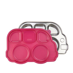 INNOBABY<br/>不銹鋼兒童餐具 巴士餐盤 (共4色)