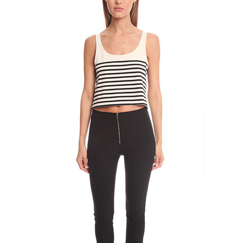 RAG & BONE Avila Crop Top<BR/>短版條紋坦克背心