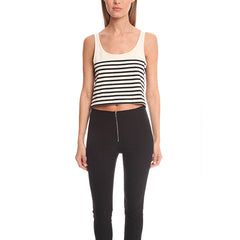 RAG & BONE Avila Crop Top<BR/>短版條紋坦克背心