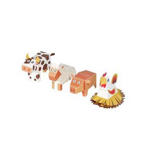 PUKACA<br/>布卡卡手做玩具 - 3D 系列 (農場動物)