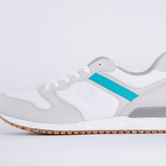 FYE FYEF1606 W5833<br/>寶特瓶製休閒鞋 La Lande 復古慢跑女鞋 - 淺灰/天空藍