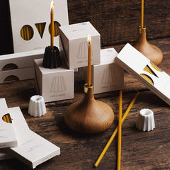 OVO THINGS<br/>可麗露青銅燭台 - 黑