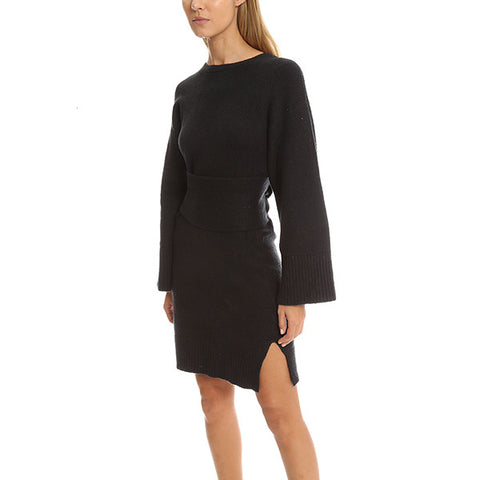 3.1 PHILLIP LIM Wide Sleeve Obi Belt Dress<br/>寬袖修身針織洋裝 - Shark Tank Taiwan 歐美時尚生活網