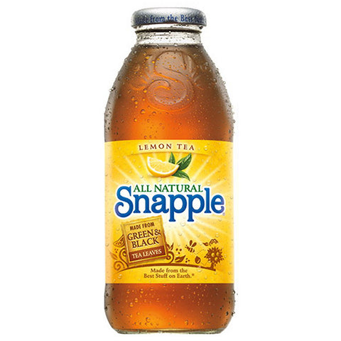 SNAPPLE Lemon Tea<br/>思樂寶 檸檬風味茶飲料 (12瓶/箱)