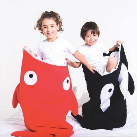 BABY BITES<br/>純棉兒童多功能睡袋 (標準版) - 小殺人鯨