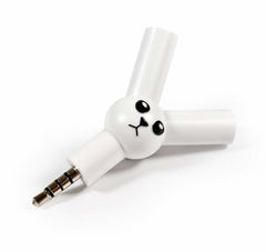 SUCK UK Jack Rabbit Headphone Splitter<BR/>傑克兔耳機分享器