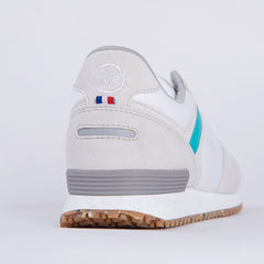 FYE FYEF1606 W5833<br/>寶特瓶製休閒鞋 La Lande 復古慢跑女鞋 - 淺灰/天空藍