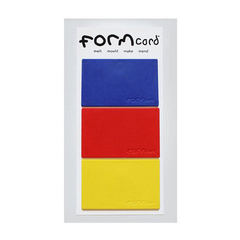 FORMCARD Handy Meltable Bio-Plastic<BR/>多功能隨身塑形凝土 - 紅/藍/黃