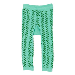 DOODLE PANTS Green Sloth Cotton Leggings<BR/>綠色樹懶緊身褲