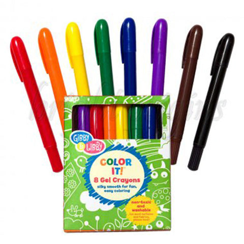 GIBBY & LIBBY Crayon<br/>可擦拭滑滑彩色蠟筆