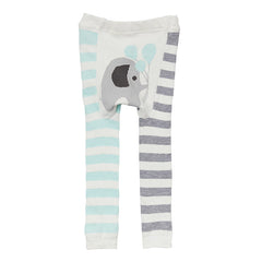 DOODLE PANTS Elephant Balloon Stripes Cotton Legging<BR/>大象氣球緊身褲 (共2色) - Shark Tank Taiwan 歐美時尚生活網